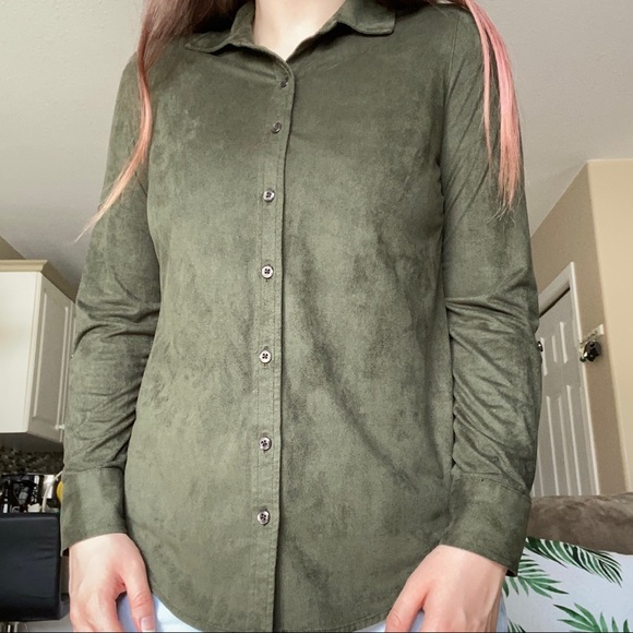 2 for 25 💗 Zac & Rachel Green Button Up Shirt - Picture 4 of 6